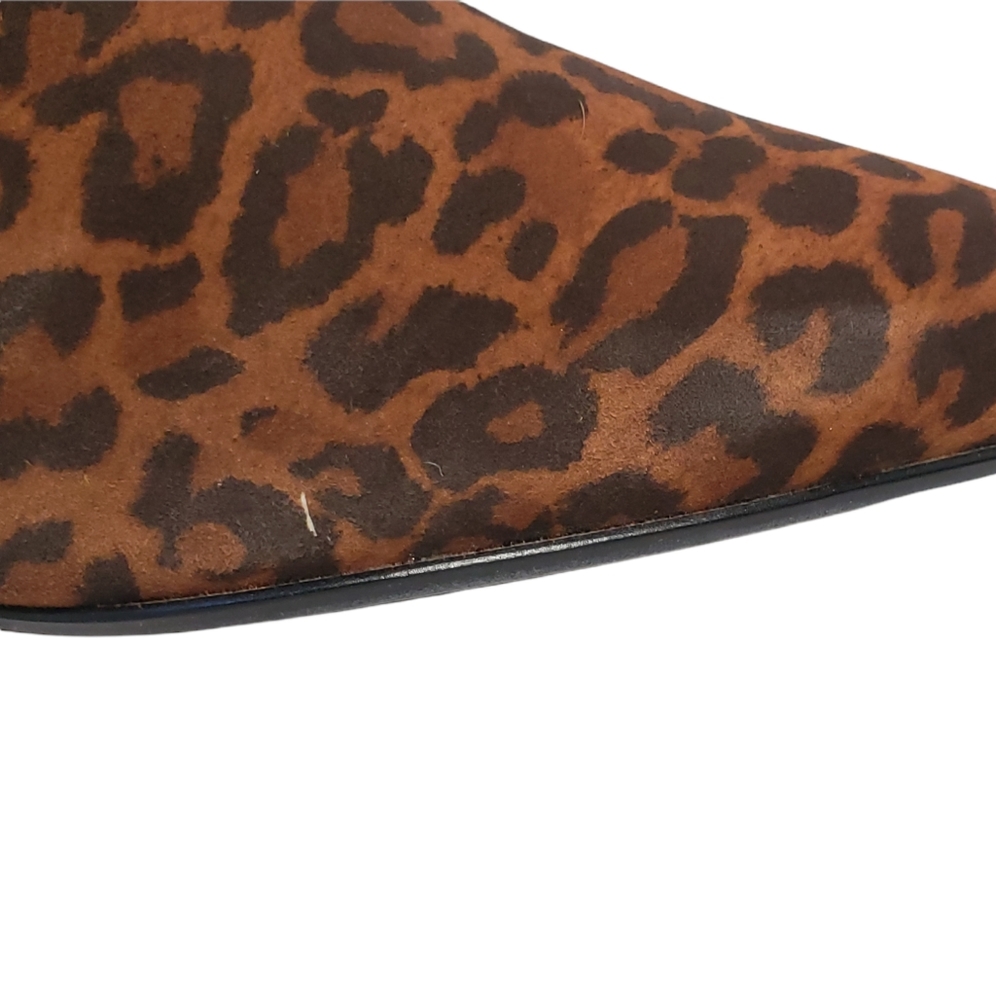 Clark's Linvale Sea Dark Tan Leopard Ankle Boot Womens 9.5 NEW IN BOX - Picture 4 of 15